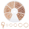 530Pcs 5 Styles Iron Open Jump Rings IFIN-WR0001-23-1