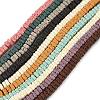 Handmade Porcelain Imitation Lava Rock Beads Strands PORC-P032-03M-1