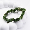 Natural Other Jade Chip Beaded Stretch Bracelets for Women Men BJEW-L038-01B-2