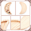 Wooden Crystal Ornament Display Tray AJEW-WH0324-32-3