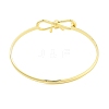 Brass Bowknot Bangles for Women BJEW-Z072-03G-02-3