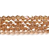 Transparent Electroplate Glass Beads Strands LS-EGLA-A039-T6mm-B18-1