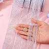 6 Styles 6 Rolls Polyester Ribbons SRIB-TA0001-27-7