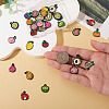 30Pcs 15 Styles Alloy Enamel Pendants ENAM-TA0003-31-7