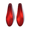 Rubberized Style Opaque Acrylic Pendants LS-ACRP-T010-04-2