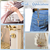 8Pcs 4 Colors Zinc Alloy Keychain Clasps FIND-HS0001-58-6