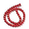 Natural Mashan Jade Beads Strands G-A255-A01-01A-5