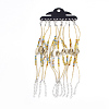 Handmade Braided Raffia Bracelets X-AJEW-S072-25-2
