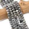 Natural Map Stone/Picasso Stone/Picasso Jasper Bead Strands G-D344-A18-1