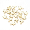 Electroplated Alloy Charms PALLOY-G267-01G-1