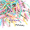 120Pcs 12 Colors Two Tone Handmade Polymer Clay Simulation Chocolate Stick CLAY-TA0001-43-3