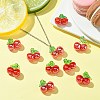 Electroplated Transparent Acrylic Pendants FIND-CJC0022-19-6