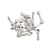 100Pcs Alloy Silverware Miniature Ornaments PW-WGF7D5F-02-1