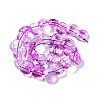 Transparent Glass Imitation Gemstone Beads Strands GLAA-G105-01C-3