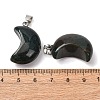 Natural Moss Agate Pendants G-F820-02L-12-2