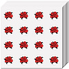 8 Sheets Plastic Waterproof Self-Adhesive Picture Stickers DIY-WH0428-051-1