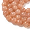 Natural Sunstone Beads Strands G-J363-10-8mm-5