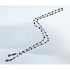 Plastic Round Beaded Eyeglasses Chains AJEW-WH0038-25-1