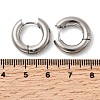316F Stainless Steel Hoop Earrings EJEW-D341-01C-P-5