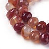 Dyed Natural Agate Beads Strands X-G-F595-D11-3