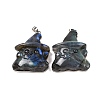 Natural Labradorite Carved Pendants G-B085-11P-1