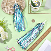 Kids Plastic Tassel Ribbon AJEW-CN0006-63A-3