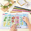 1 Bag Bookmarks Painting Needle Felting Kit for Beginners DIY-CP0013-36C-3