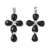 Natural Obsidian Pendants GG-CBA9F30-02P-15-1