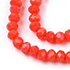 Opaque Solid Color Imitation Jade Glass Beads Strands EGLA-A044-P4mm-D03-3