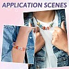 50Pcs UV Plating Resin European Beads RESI-YW0005-81-6