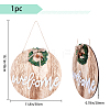 Wooden Pendant Decorations AJEW-GF0002-34-2