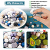 DIY Beaded Keychain Bracelet Making Kit DIY-TA0004-23-51