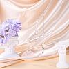 3Pcs Leaf Glass Hanging Suncatchers HJEW-TADJ0014-6