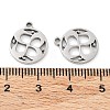 316 Surgical Stainless Steel Charms STAS-Q314-05P-3