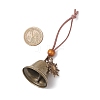Iron Bell & Tibetan Style Alloy Sun Pendant Decorations HJEW-JM03369-3