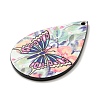 Opaque Acrylic Pendants MACR-D076-02B-3