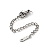 304 Stainless Steel Curb Chain Extender STAS-N088-48P-1