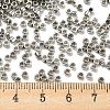 Electroplate Glass Seed Beads X-SEED-S042-01A-07-4