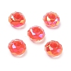 Electroplate Transpant Resin European Beads RE-CBAFF00-02B-1