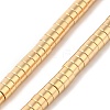 Electroplated Non-magnetic Synthetic Hematite Beads Strands G-E597-01-1