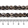 Tibetan Style dZi Beads G-K166-02-8mm-L3-01-5