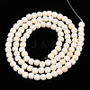 Synthetic Magnesite Beads Strands TURQ-S192-4mm-1-3