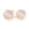 Natural Rose Quartz Charms G-L547-030G-2