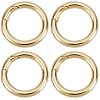6Pcs Brass Spring Gate Rings KK-SC0006-10-1