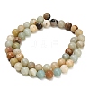 Natural Flower Amazonite Beads Strands GG-CBA6382-A04-8mm-01-4