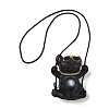 Cute Resin Swinging Bulldog Pendant Decorations LS-HJEW-A010-01C-4