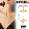10Pcs Brass Pendants KK-BBC0022-99A-2