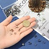 90Pcs 6 Styles 201 & 304 Stainless Steel Snap on Bails STAS-YW0003-28-3