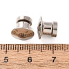 Magnetic Alloy Secure Locking Pin Backs AL-B004-03P-B-2