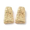 Textured Brass Beads KK-H455-05G-1